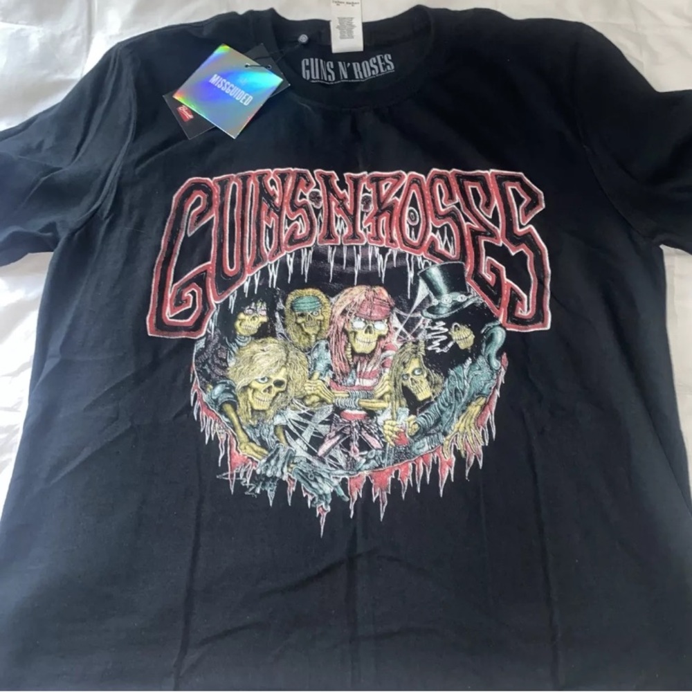 NWT Misguided Oversized Guns N Roses T Shirt S/M